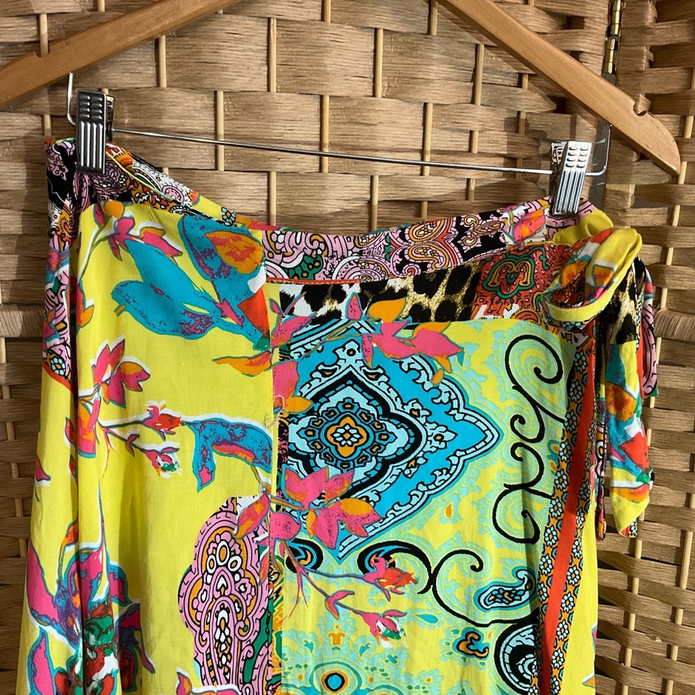 Melissa Paige Patchwork Midi Skirt - Picture 10 of 15